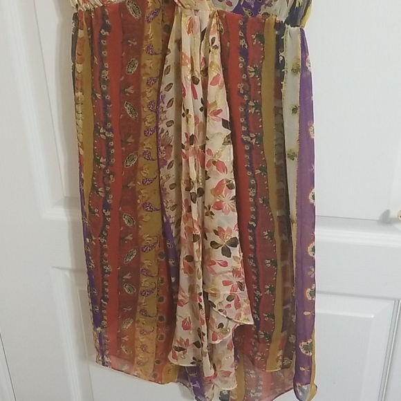 Diane von Furstenberg Silk Multi Pattern Dress 4 - Picture 8 of 16